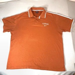 Vintage Nike team Texas longhorns polo shirt XL